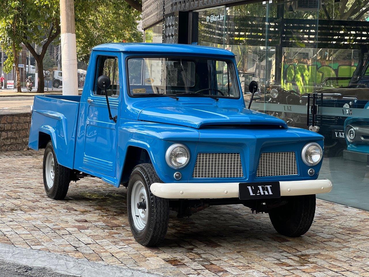 Restored blue pickup